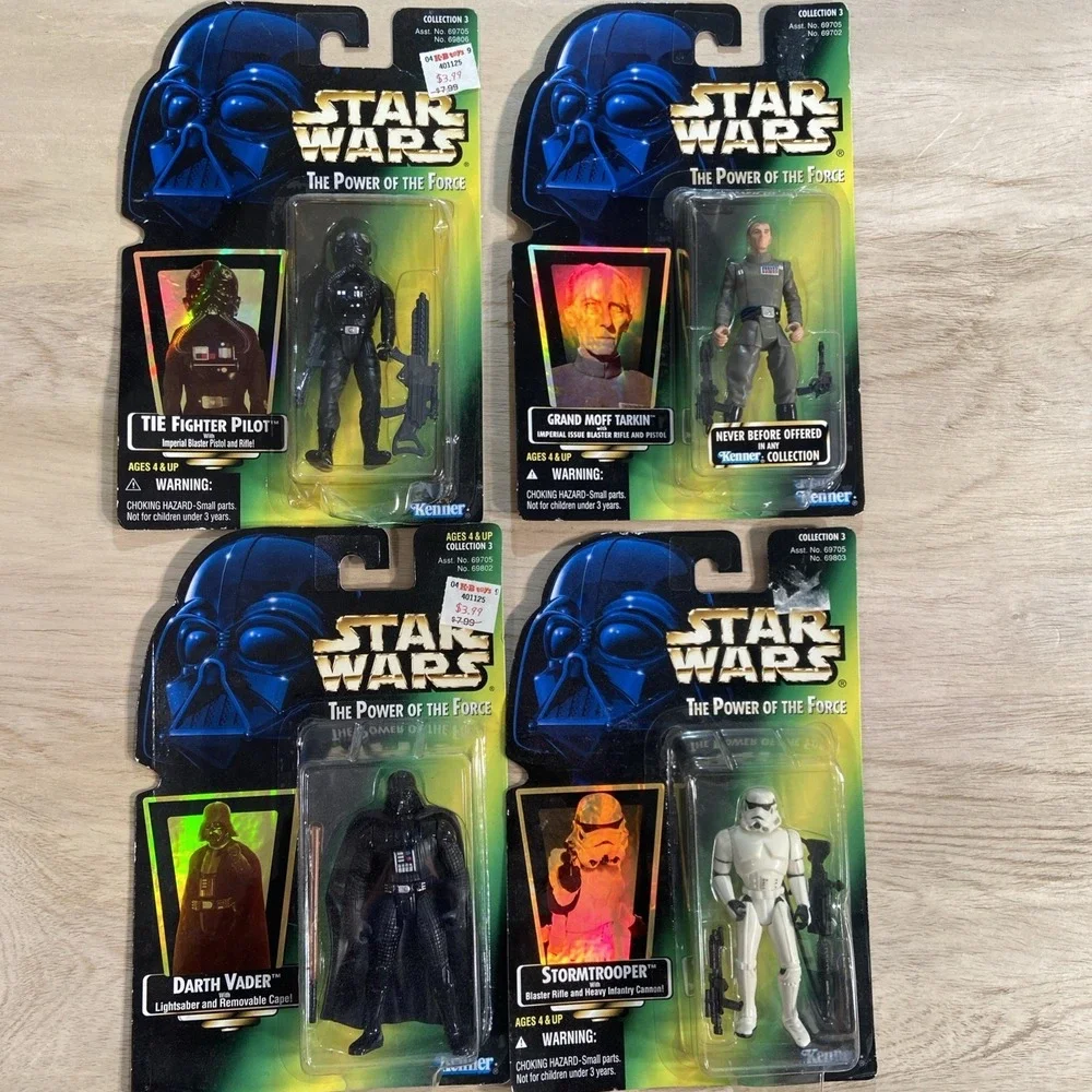 Star Wars Power Of The Force - (BRAND NEW SEALED) 4x LOT - Action Figure 1996 95